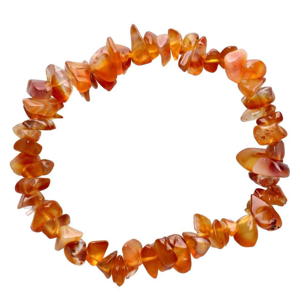 Karneol Chips Armband