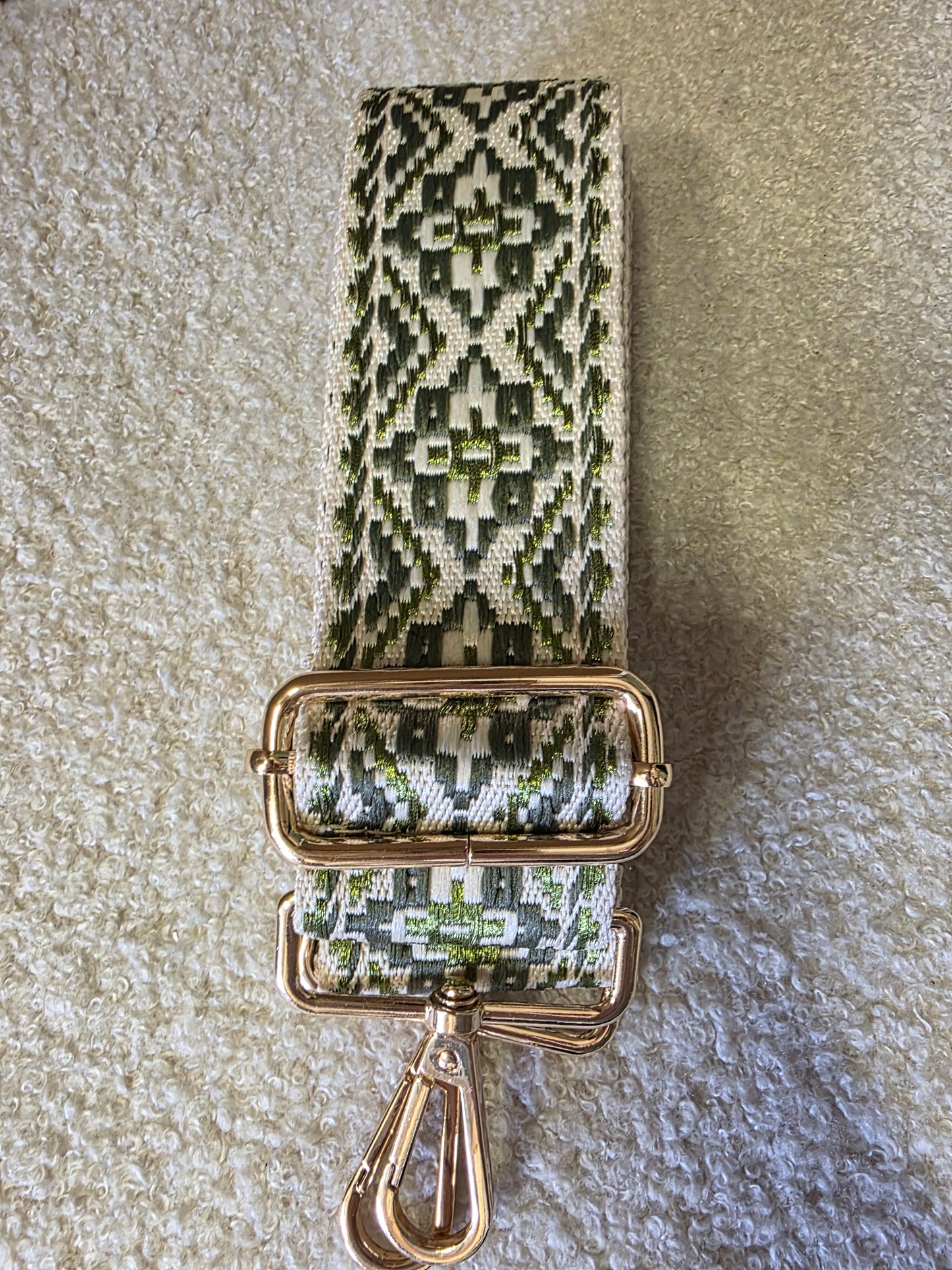 Väskrem Etnisk Mörkgrön & Beige
