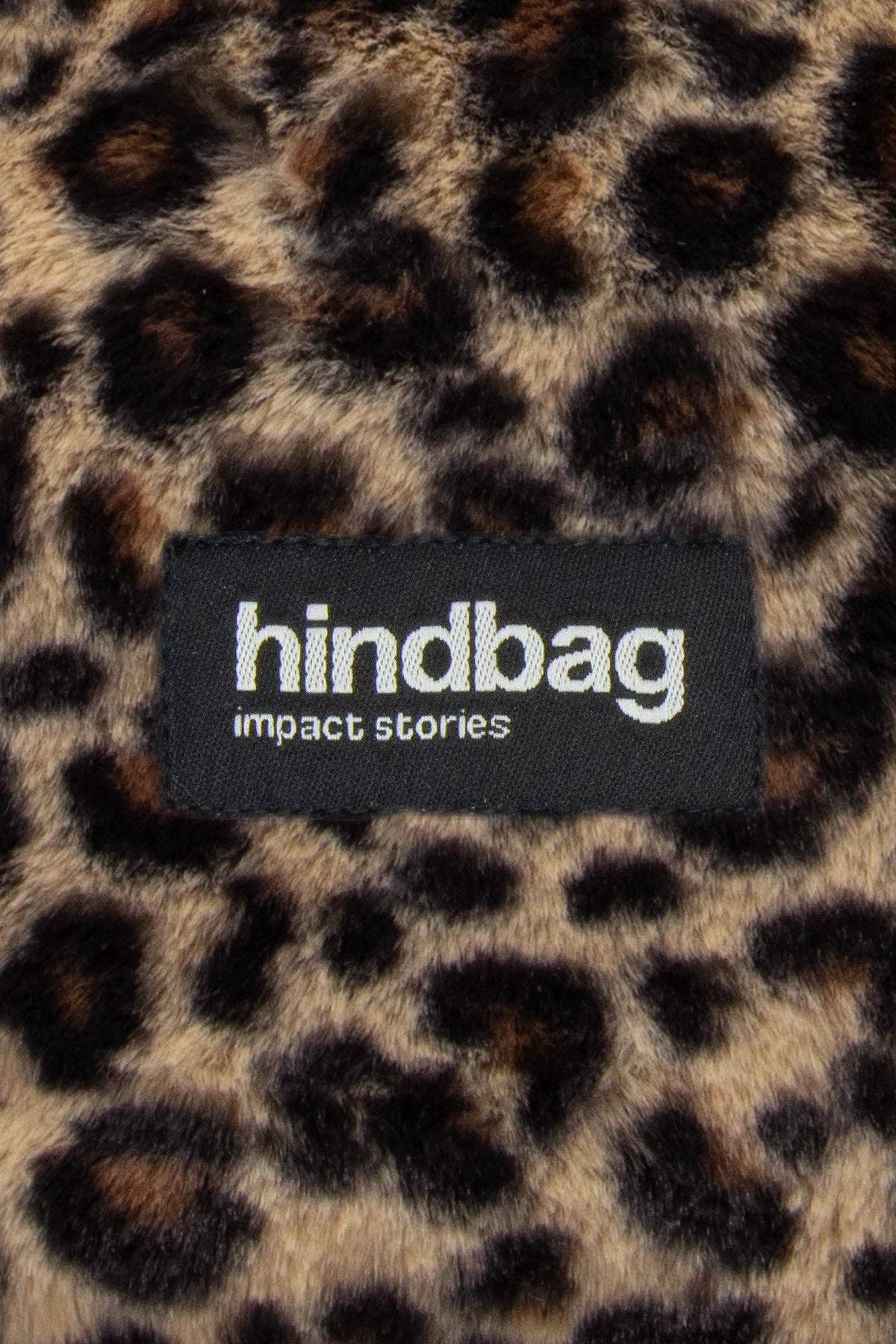 Lili plånbok i leopardmönstrad fuskpäls