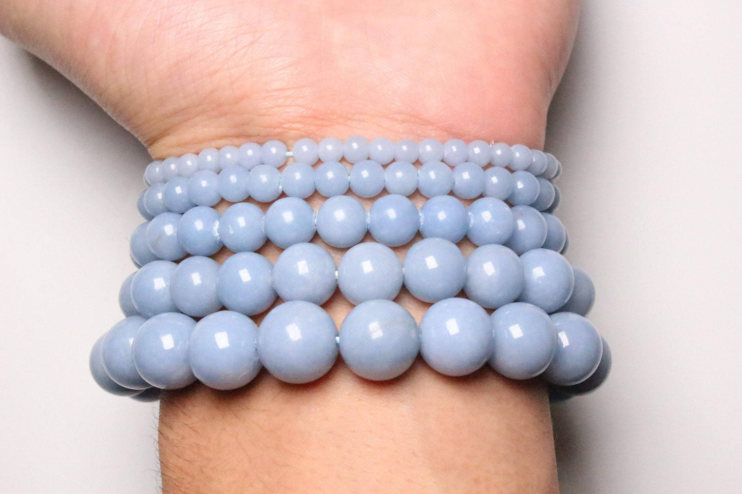 Angelit Armband