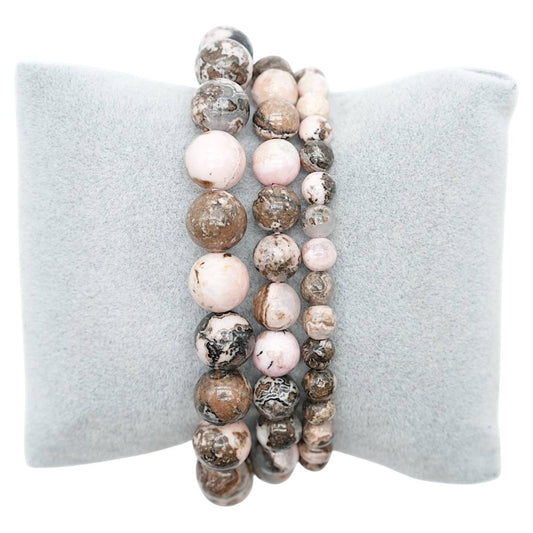 Afrikansk Rodonit Armband