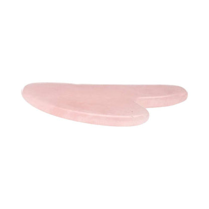 Gua Sha-massager i rosenkvarts – 5,5 x 8 cm
