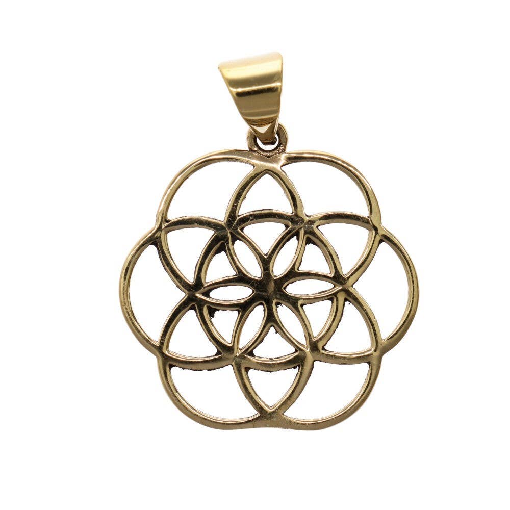 Flower of Life-hänge i brons -86-