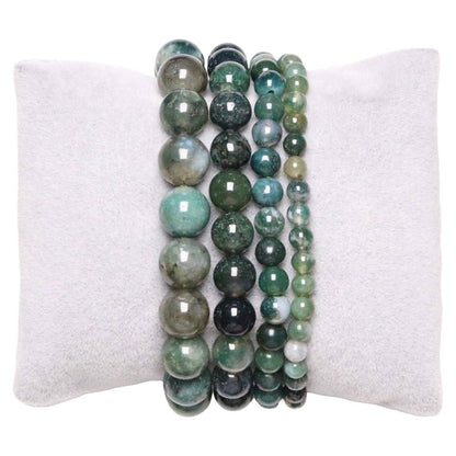 Moss Agate Armband