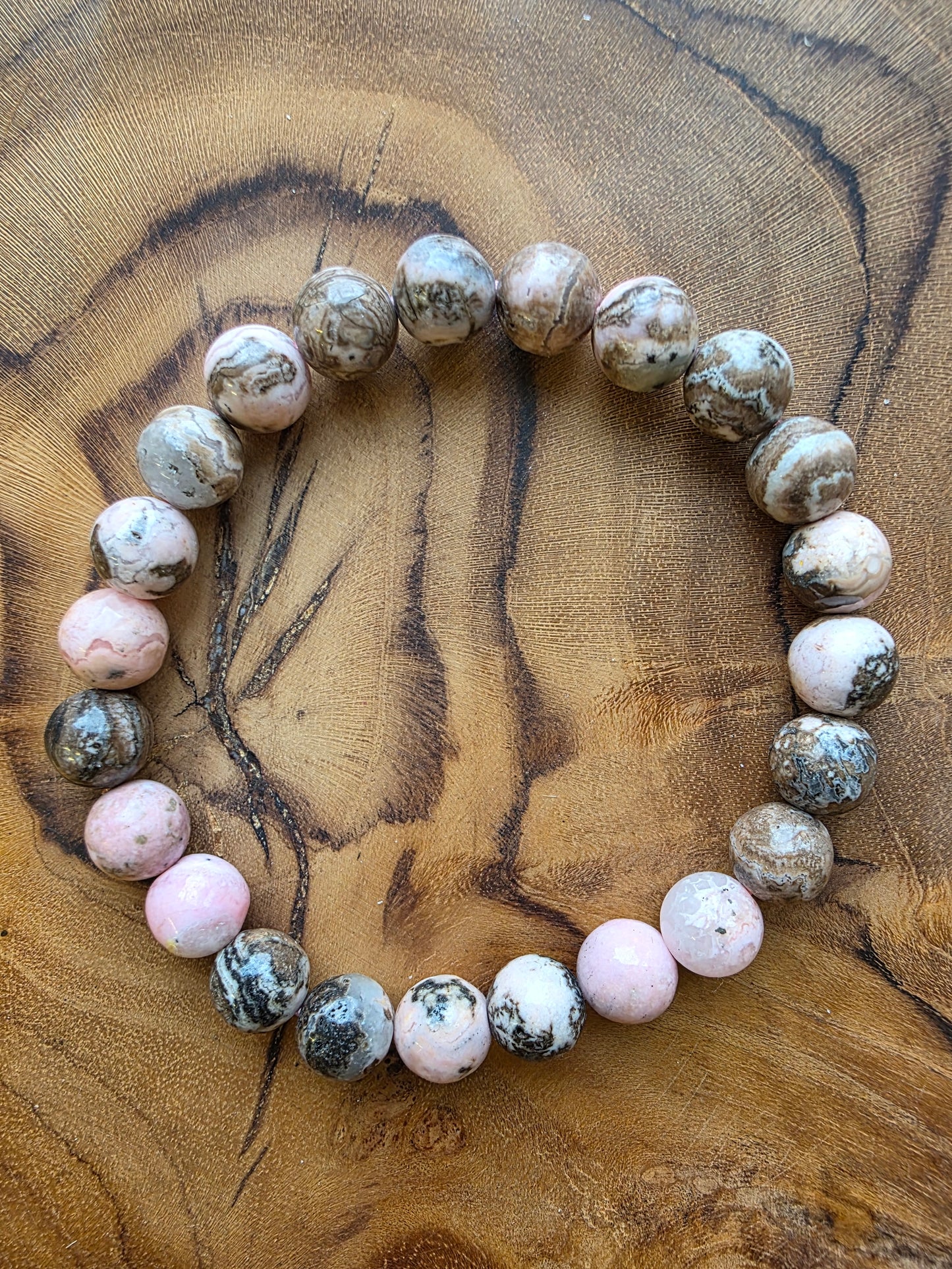 Afrikansk Rodonit Armband