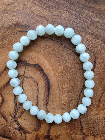 Grön Månsten Armband