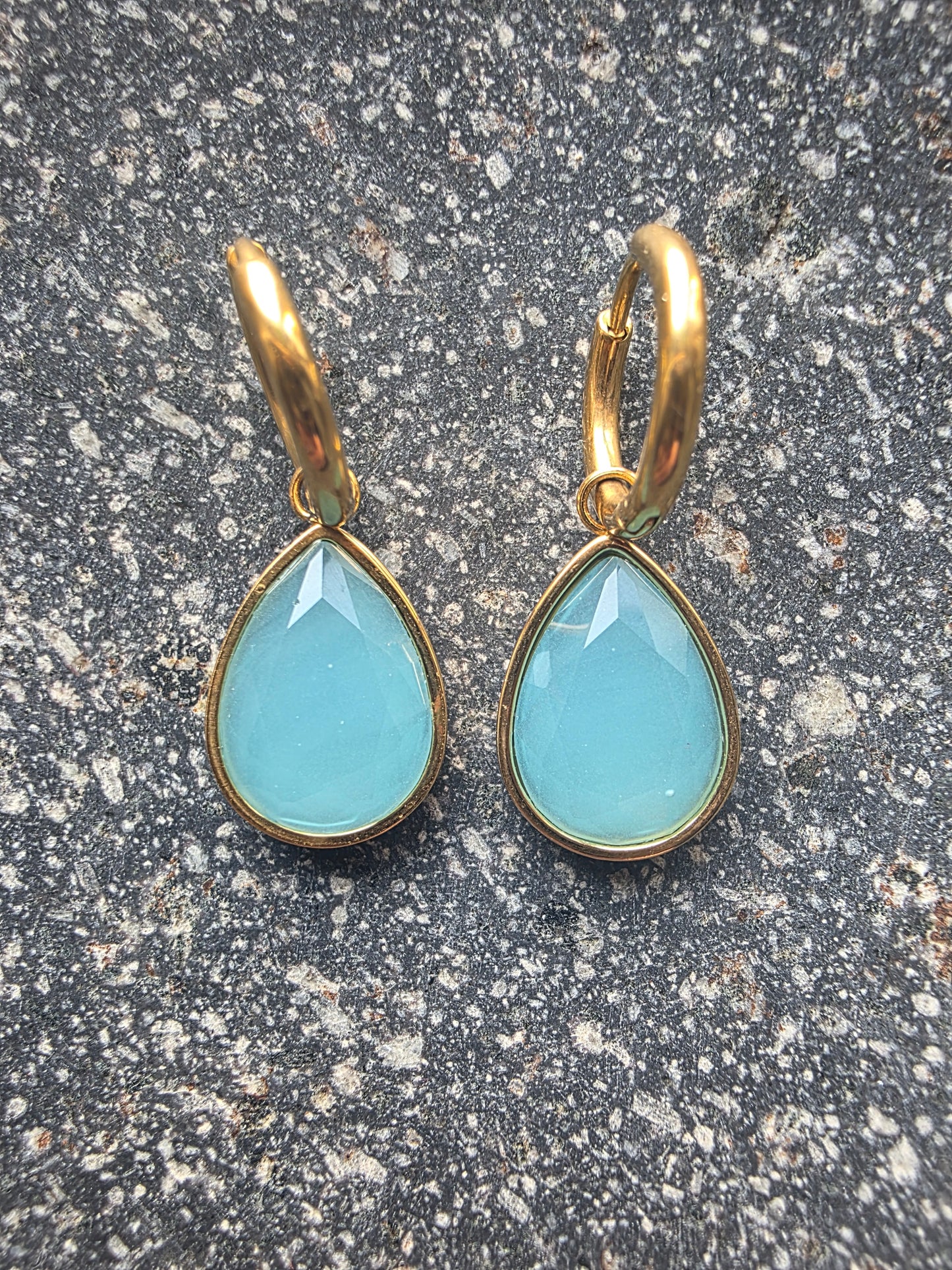 Shuya drop hoops: Turkos