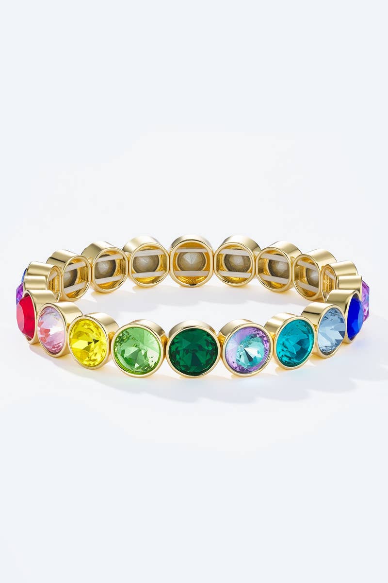 Färgglatt elastiskt armband: Multicolore