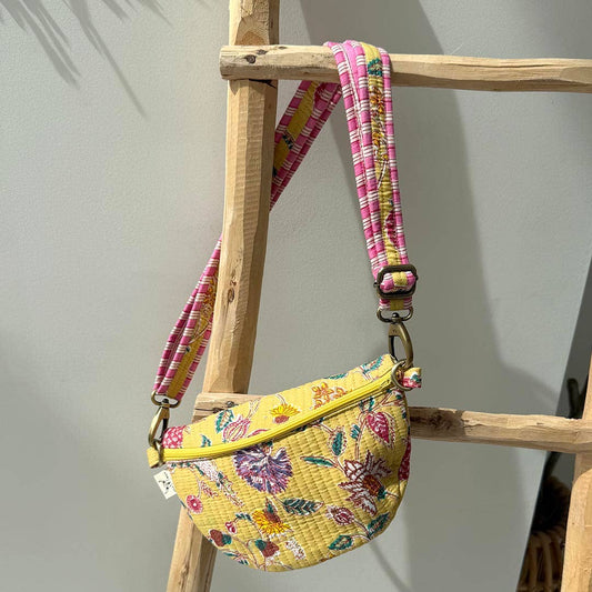 Crossbodyväska Blomma - Gul