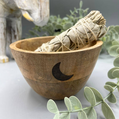 Ritualskål i Mangoträ – Måne