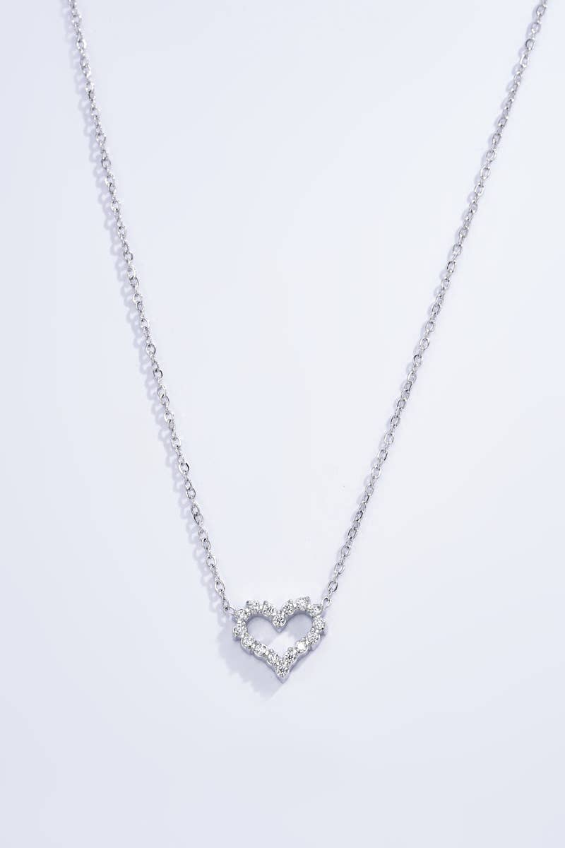 Love You - Halsband i rostfritt stål: Silver