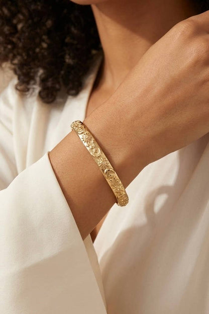 Moon,Sun,Stars-Armband Guld /Rostfritt stål