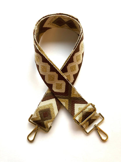 Väskrem Inka Brun & Guld & Beige