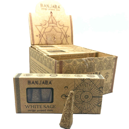 Smudge Pyramid Cones – Vit Salvia