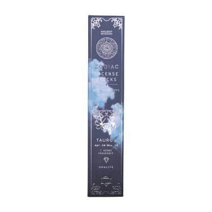 Zodiac Rökelse Med Kristall-Oxen/Opalite/7 herbs