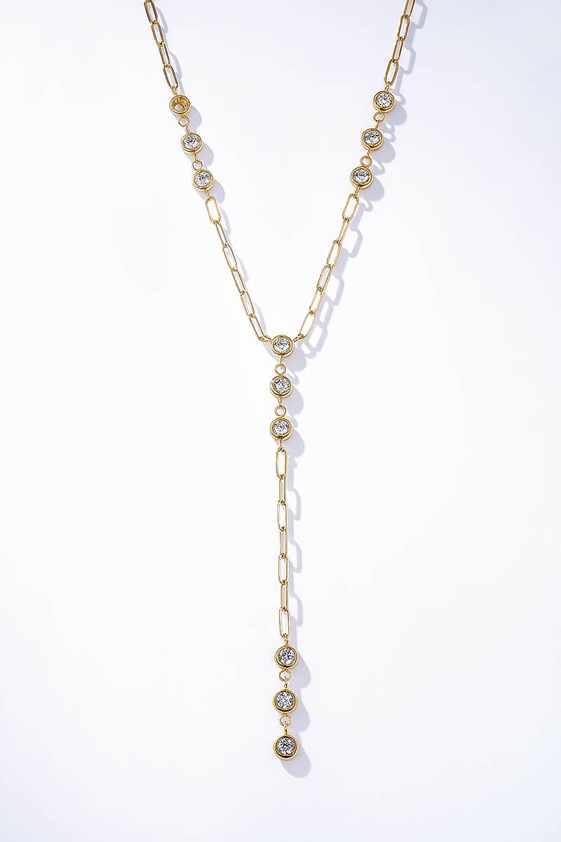 UNIQUE - Rostfritt halsband/Guld