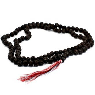 Rudraksha-mala halsband
