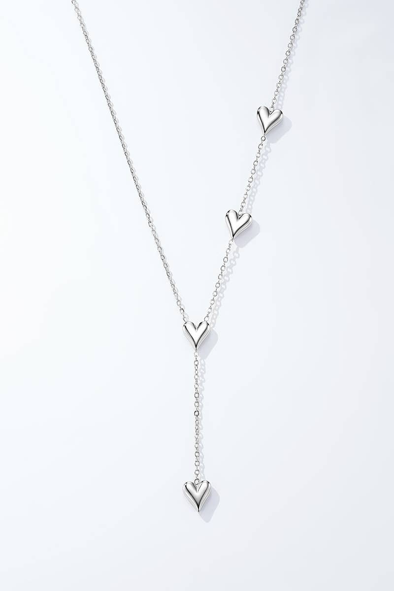 Halsband Heart: silver