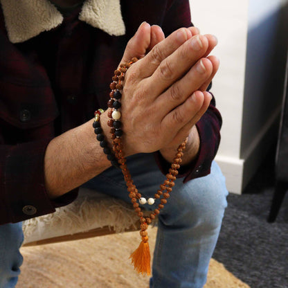 Earth Element Mala – Rudraksha Mala