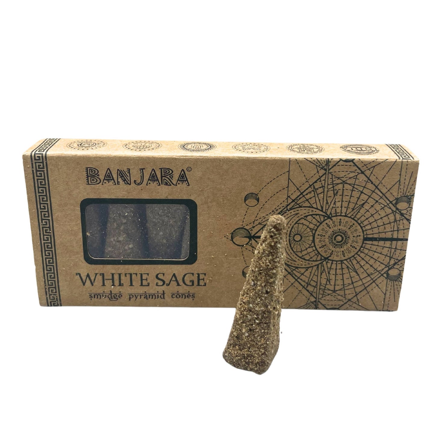 Smudge Pyramid Cones – Vit Salvia