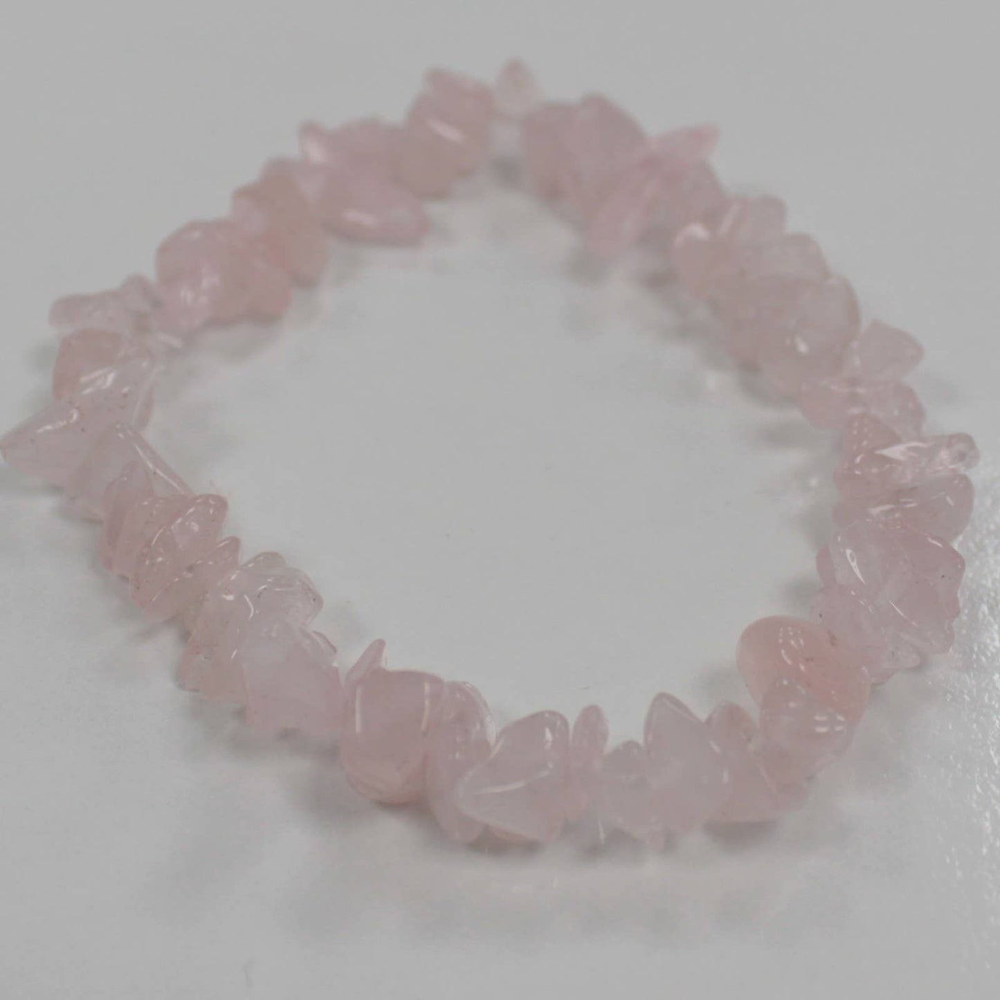 Rosenkvarts Chips Armband
