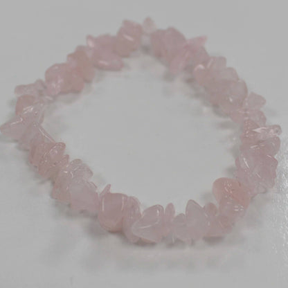 Rosenkvarts Chips Armband