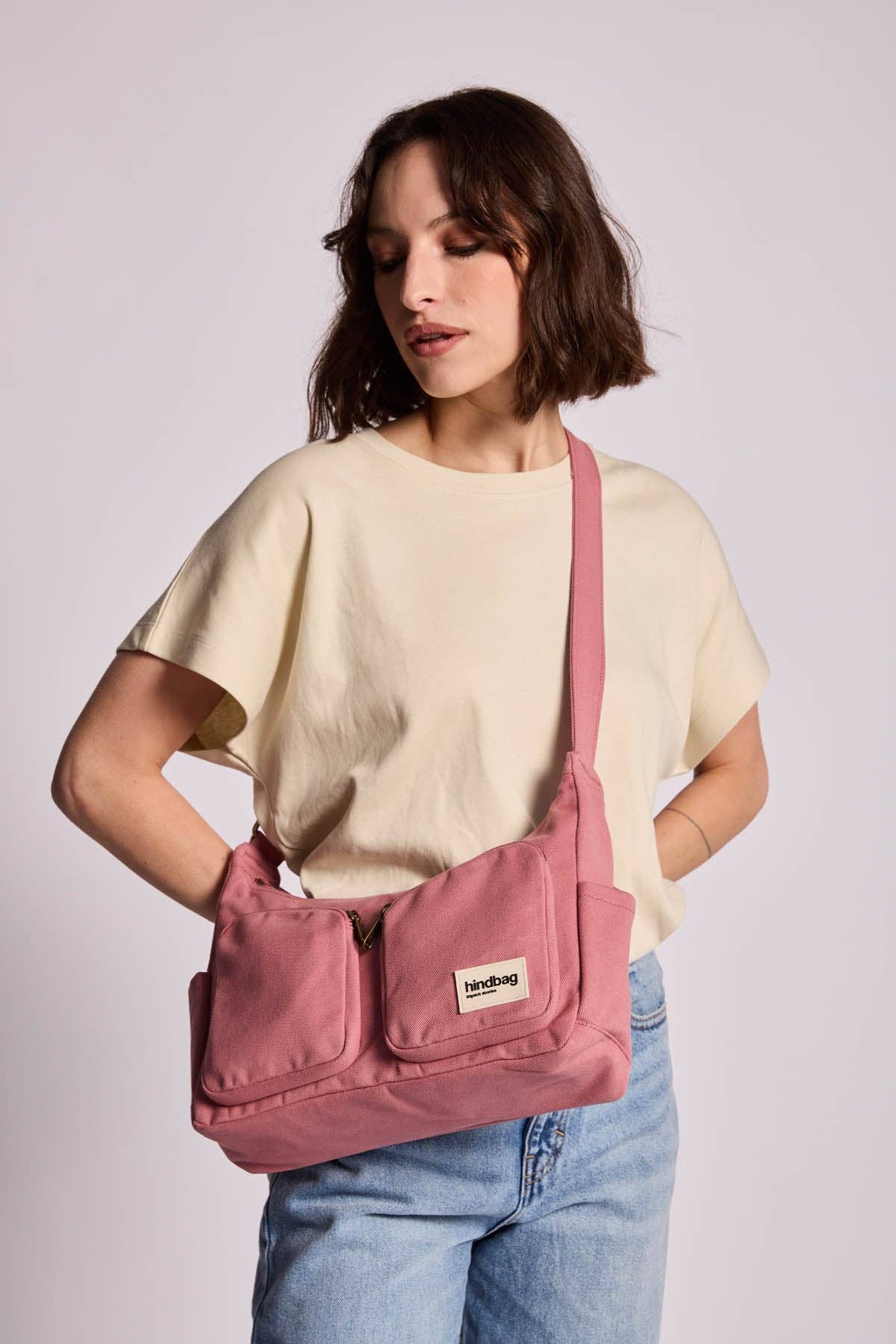 Multipocketväska Emile Rose blush
