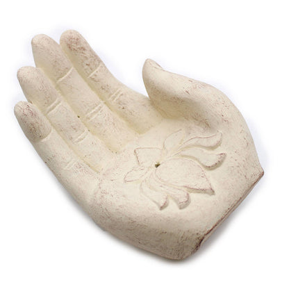 Hand rökelse brännare - Purity & Rebirth (naturvit)