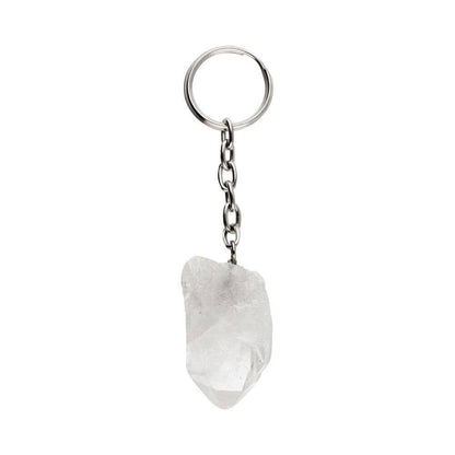 Bergskristall nyckelring