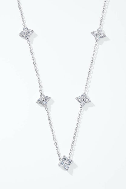 Halsband Blomma - Rostfritt Stål/Silver