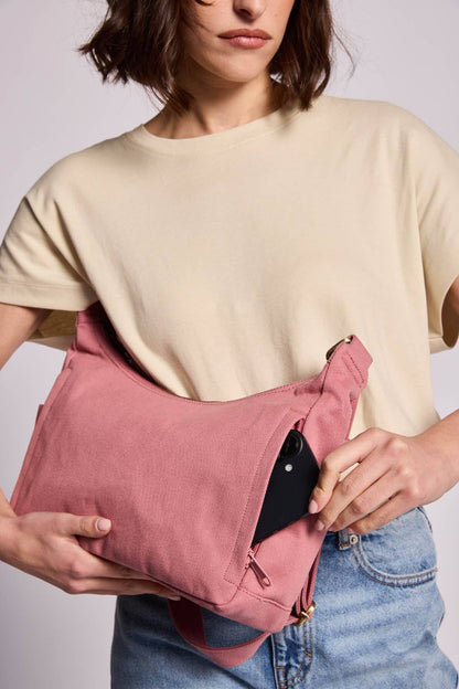 Multipocketväska Emile Rose blush