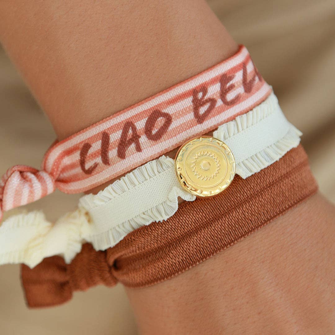 Ciao Bella-Elastiska hårband 3st med smyckedetalj