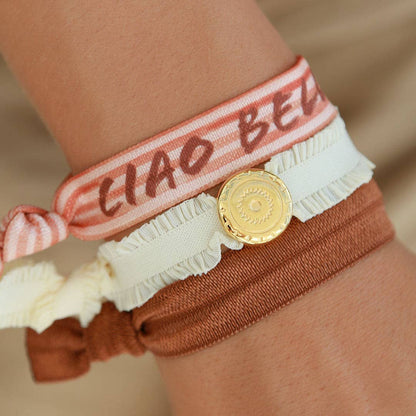 Ciao Bella-Elastiska hårband 3st med smyckedetalj