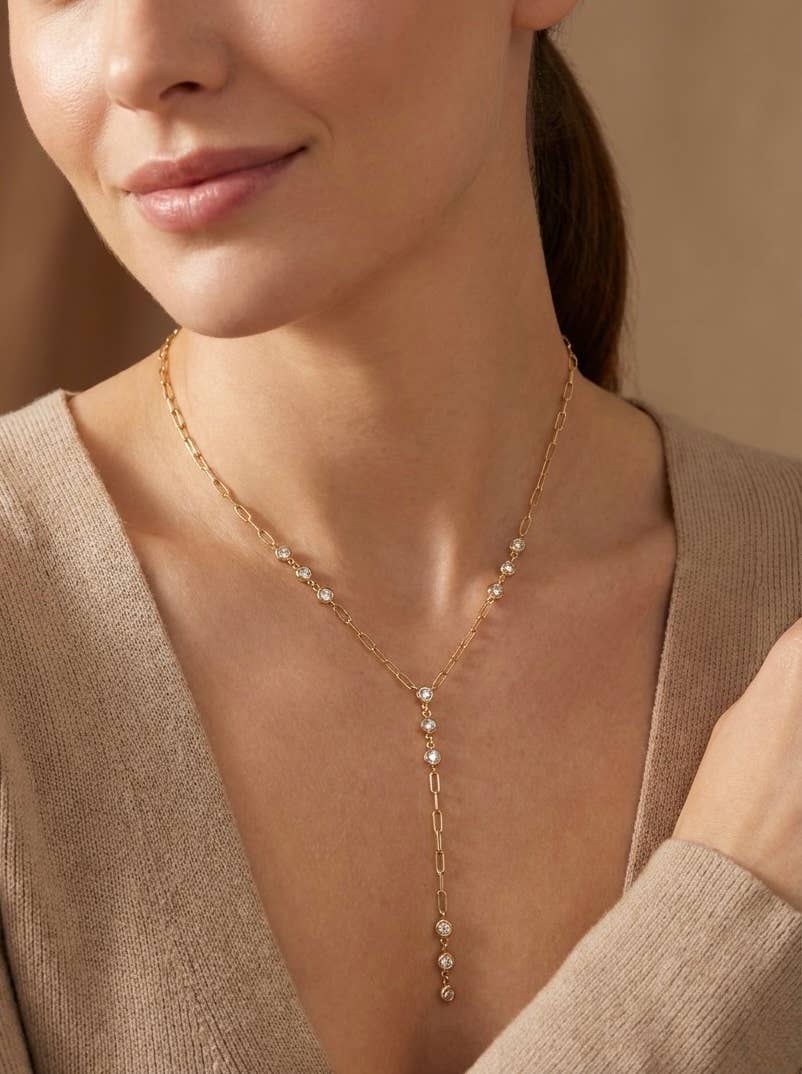 UNIQUE - Rostfritt halsband/Guld