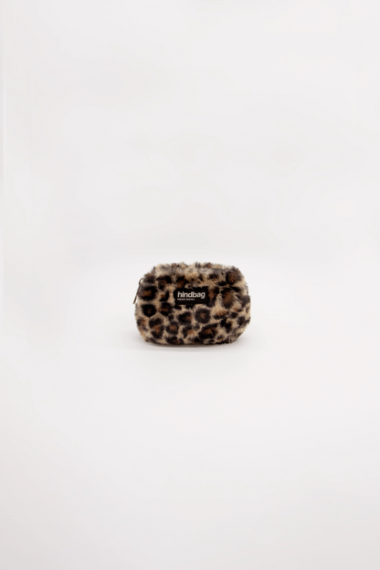 Lili plånbok i leopardmönstrad fuskpäls