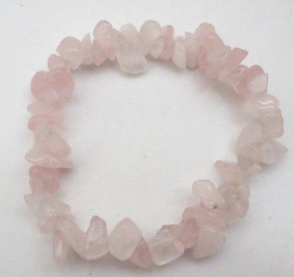Rosenkvarts Chips Armband