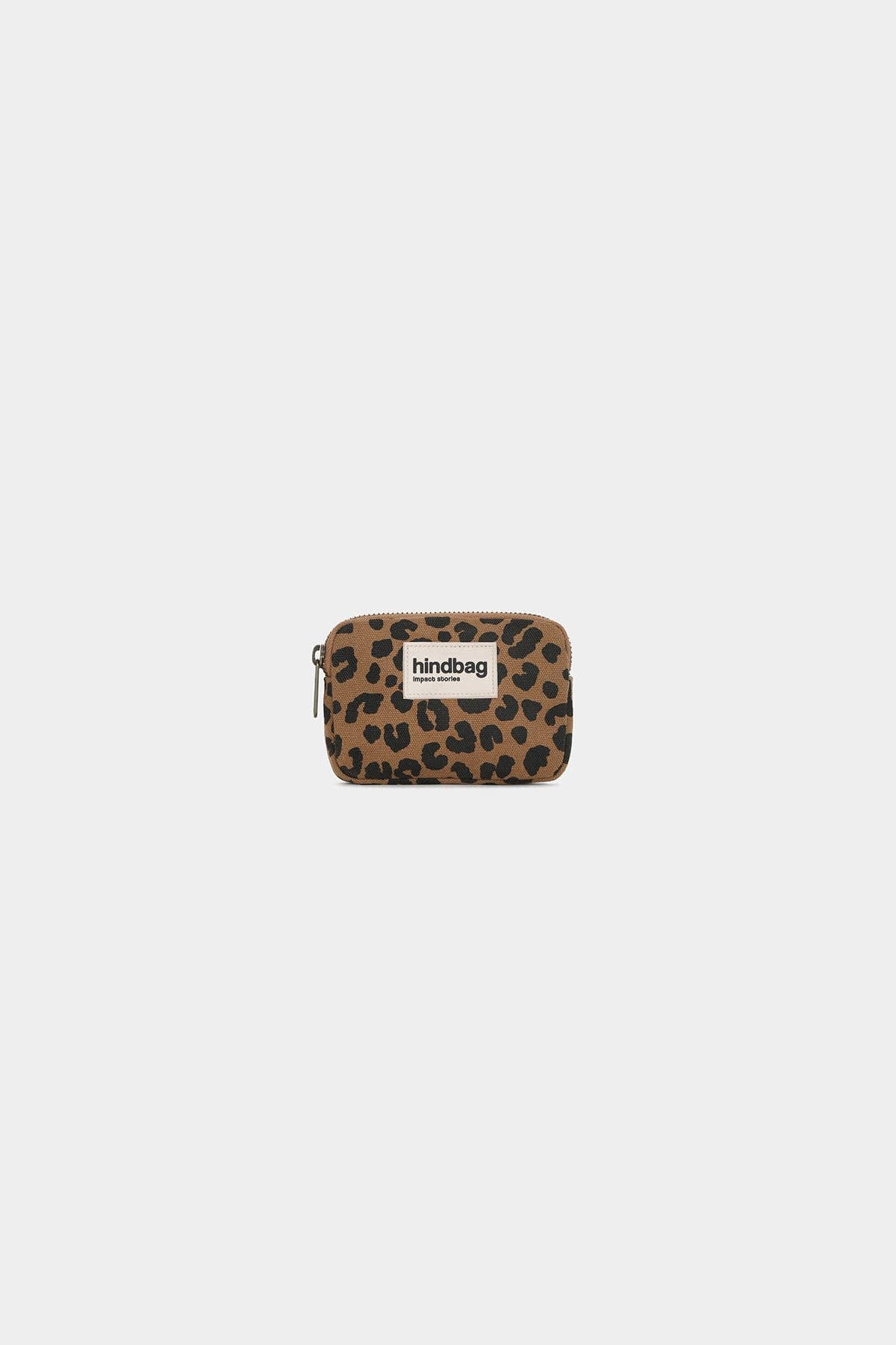 Lili Leopard Sand plånbok
