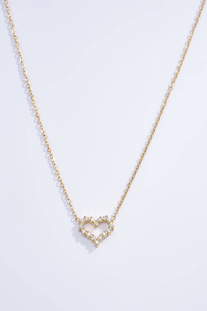Love You - Halsband i rostfritt stål: Guld