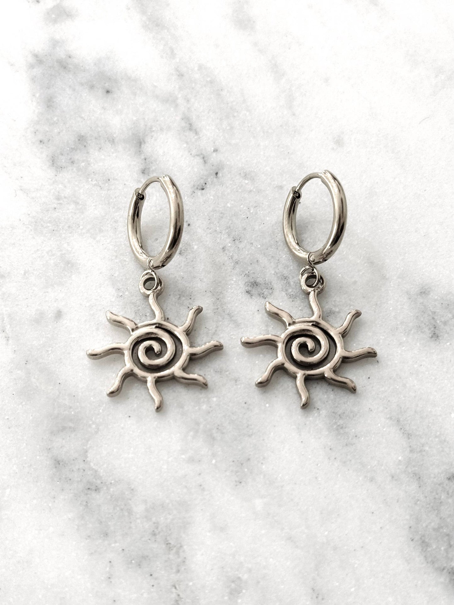 El Sol Hoops: Silver