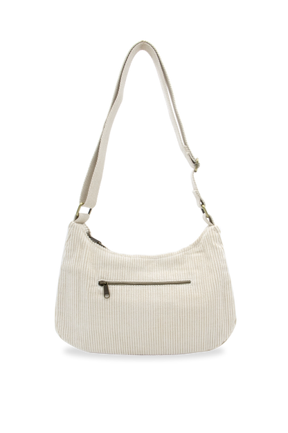 Beige Sammet  Väska