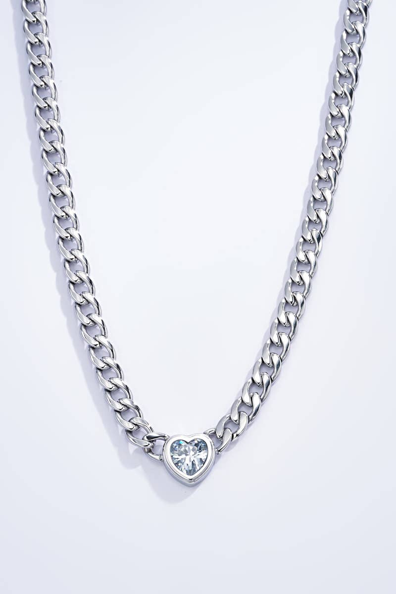 Halsband Kedja Heart