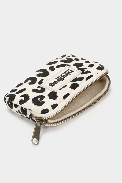Lili Leopard benvit plånbok