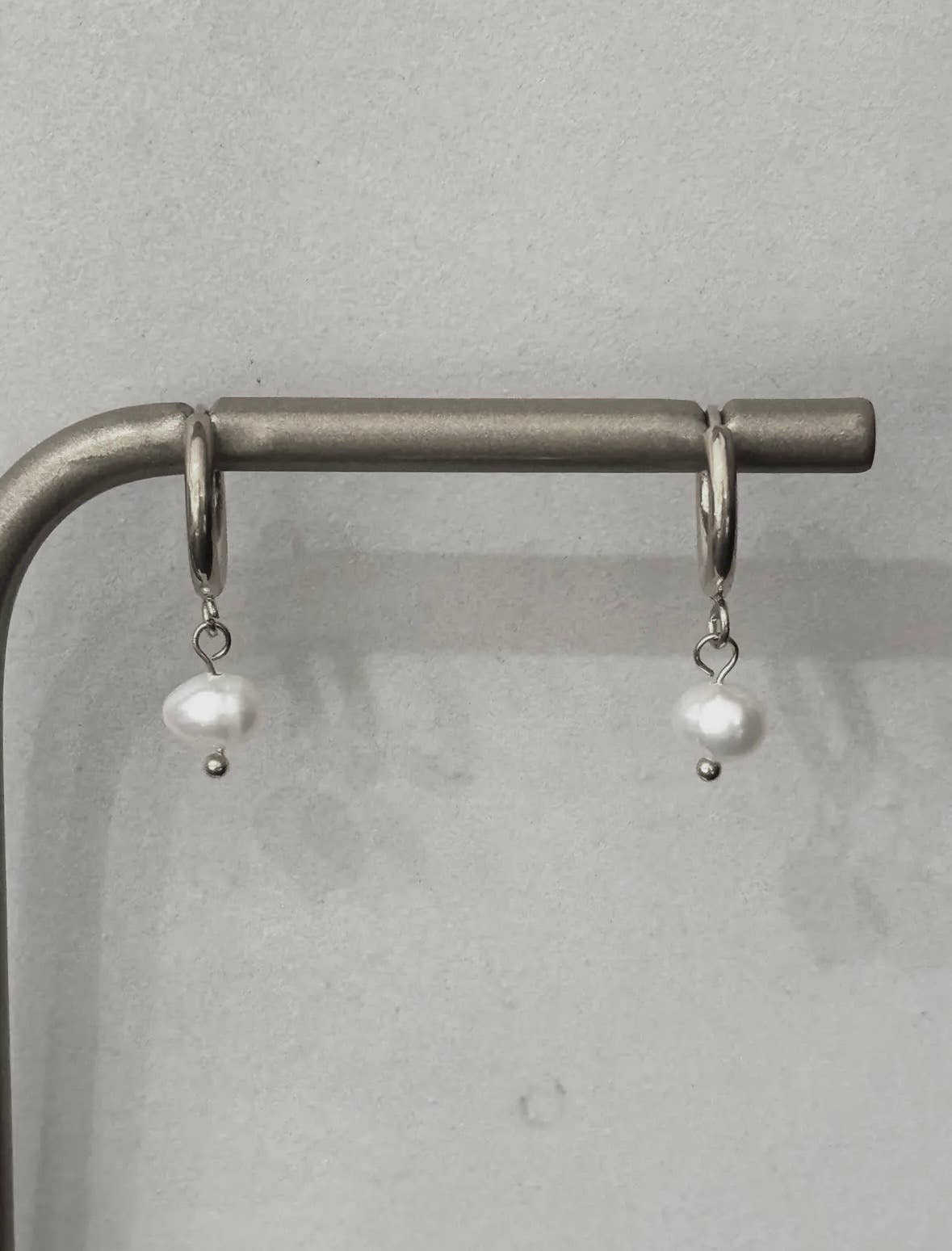 Pärla Hoop: Silver