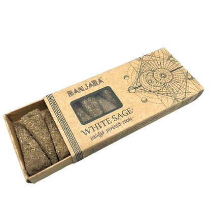 Smudge Pyramid Cones – Vit Salvia