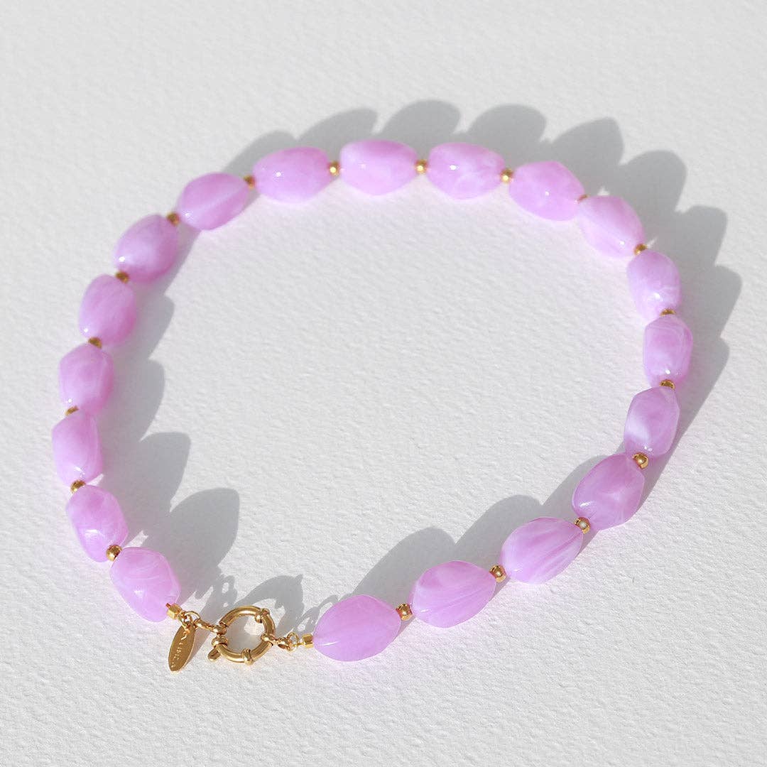 Ljuslila Halsband Love Ibiza