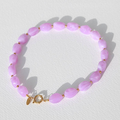 Ljuslila Halsband Love Ibiza