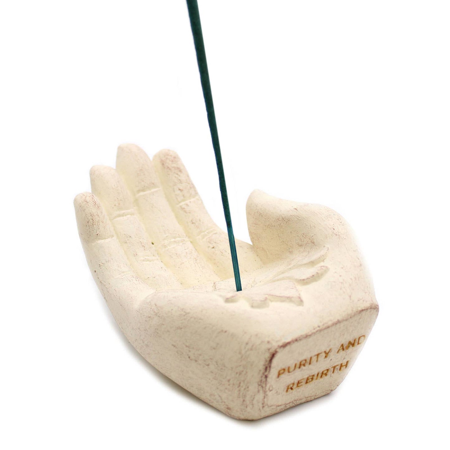Hand rökelse brännare - Purity & Rebirth (naturvit)