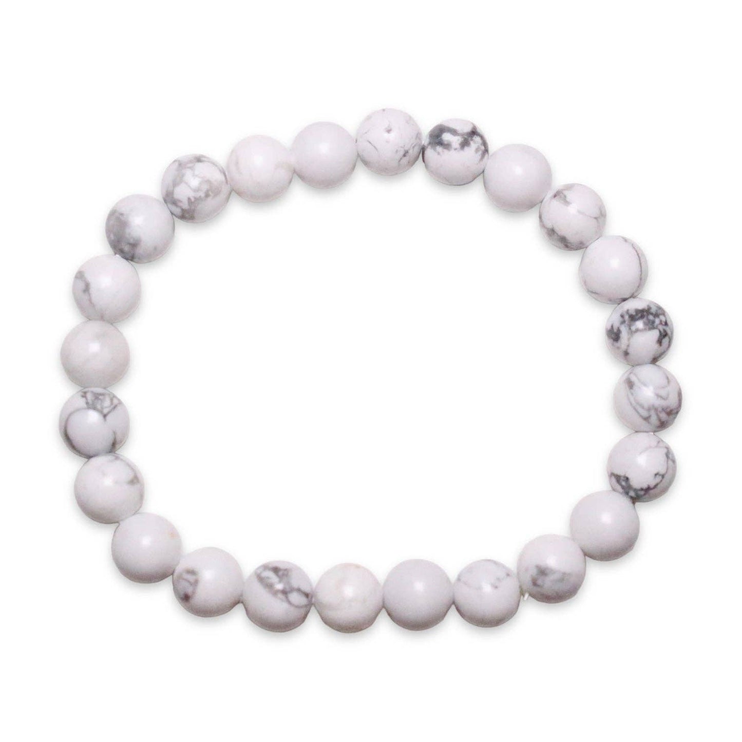Howlite Armband herrstrl