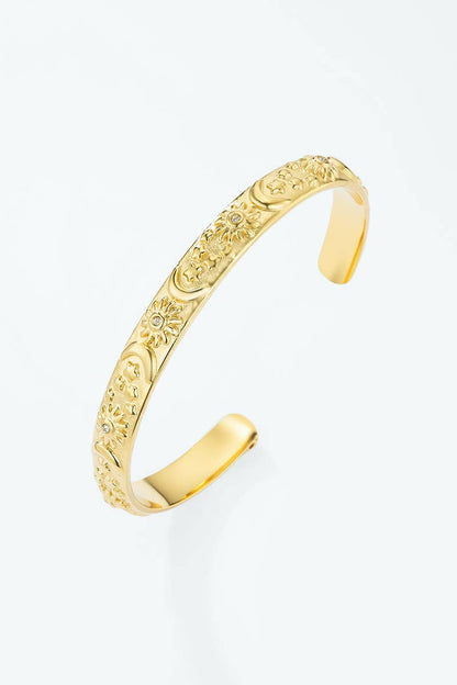 Moon,Sun,Stars-Armband Guld /Rostfritt stål