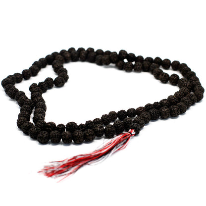Rudraksha-mala halsband